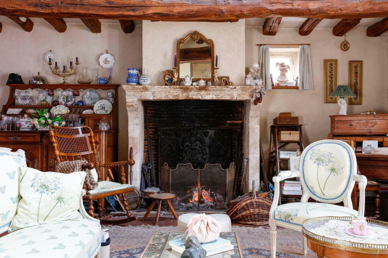 Maison D'Hotes A L'Ombre Bleue Mittainville Bagian luar foto